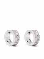 Roberto Coin boucles d'oreilles en or blanc 18ct ornées de diamants et rubis - Argent - thumbnail