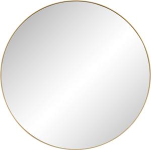 Ben Mimas ronde spiegel met LED verlichting en anti-condens Ø80cm mat goud