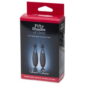 Fifty Shades of Grey - Vibrerende Silicone Tepel Klemmen