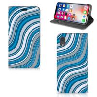 Apple iPhone Xr | Hoesje met Magneet | Waves Blue