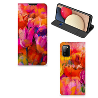 Bookcase Samsung Galaxy M02s | A02s Tulips