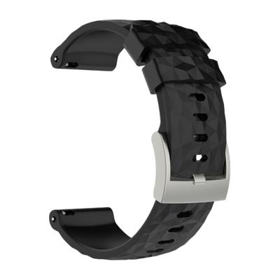 Siliconen vervangende polsband voor SUUNTO sport BARO (zwart)
