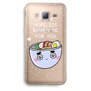 I'm A Hopeless Ramen-Tic For You: Samsung Galaxy J3 (2016) Transparant Hoesje