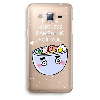 I'm A Hopeless Ramen-Tic For You: Samsung Galaxy J3 (2016) Transparant Hoesje