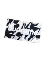 Supreme serviette de plage Abstract - Noir