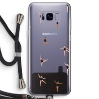 Dancing #1: Samsung Galaxy S8 Transparant Hoesje met koord