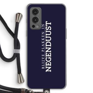 Blijve plakken in Negenduust: OnePlus Nord 2 5G Transparant Hoesje met koord