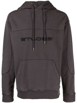 Études Studio hoodie à logo imprimé - Bleu