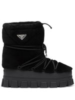 Prada bottines après-ski texturées - Noir - thumbnail