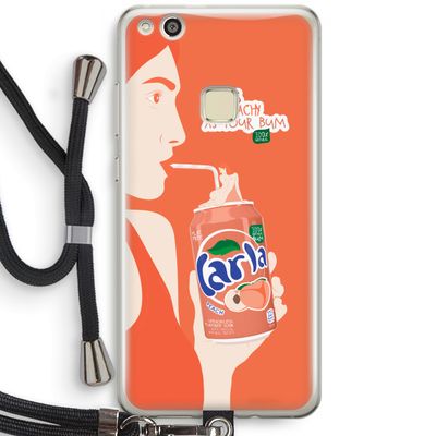 Peach please!: Huawei Ascend P10 Lite Transparant Hoesje met koord