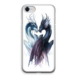 Yin Yang Dragons: iPhone 8 Transparant Hoesje