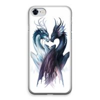 Yin Yang Dragons: iPhone 8 Transparant Hoesje
