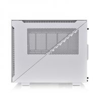 Thermaltake Divider 200 TG Snow Micro-tower PC-behuizing Wit 2 voorgeïnstalleerde ventilators, Zijvenster, Stoffilter - thumbnail