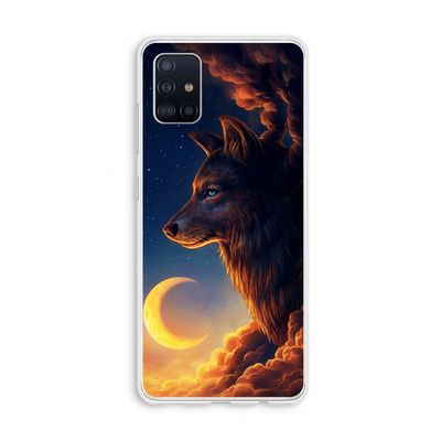 Night Guardian: Galaxy A51 4G Transparant Hoesje