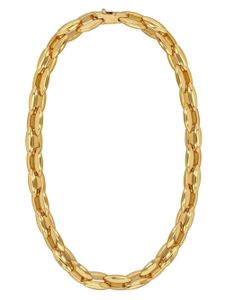 ANINE BING collier Oval Link en plaqué or