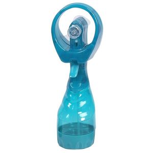 4x Stuks waterspray ventilatoren turquoise 28 cm