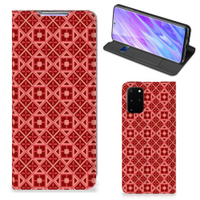 Samsung Galaxy S20 Plus Hoesje met Magneet Batik Rood