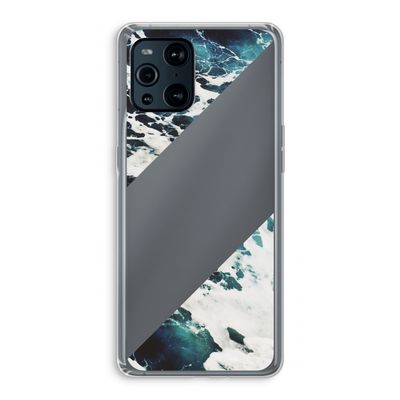 Golven: Oppo Find X3 Transparant Hoesje