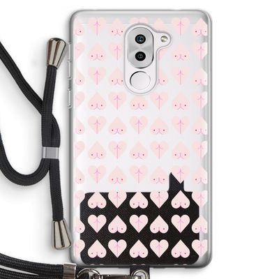 Ass 'n Titties: Honor 6X Transparant Hoesje met koord