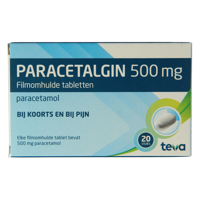 Teva Paracetalgin 500mg 20 Stuks