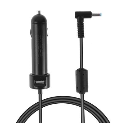 65-90W 5.1 V 2.1 een USB-interface auto-oplader met 19.5 V 4.62 een 4 5 x 3 0 mm interface data kabel (zwart)