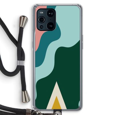 Noor B: Oppo Find X3 Pro Transparant Hoesje met koord