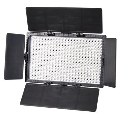 Falcon eyes bi-color led lamp set dimbaar dv-384ct-k2 incl. accu
