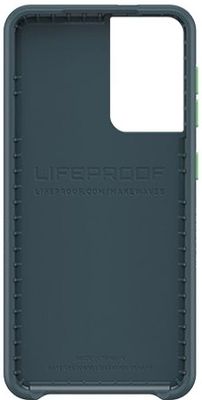 LifeProof WAKE - Achterzijde behuizing voor mobiele telefoon - 85% hergebruikt plastic uit de oceaan - Neptunus (blauw/groen) - zacht golfpatroon - voor Samsung Galaxy S21 5G LifeProof WAKE - Achterzijde behuizing voor mobiele telefoon - 85% hergebruikt plastic uit de oceaan - Neptunus (blauw/groen) - zacht golfpatroon - voor Samsung Galaxy S21 5G