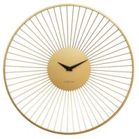 Wandklok Ø 80 cm - Metaal - Goud - NeXtime 'Vasco Round'