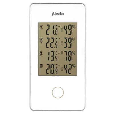 Alecto WS-1330 - Weerstation met 3 sensoren, wit Alecto WS-1330 - Weerstation met 3 sensoren, wit