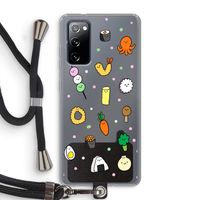 Happy bento friends: Samsung Galaxy S20 FE / S20 FE 5G Transparant Hoesje met koord