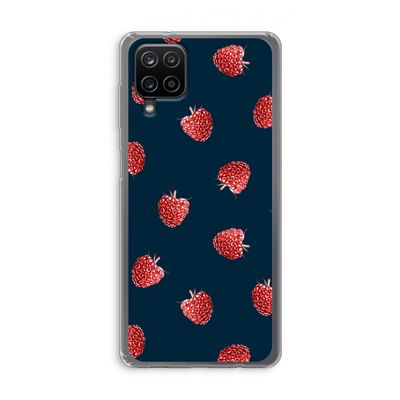 Framboosjes: Samsung Galaxy A12 Transparant Hoesje