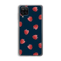 Framboosjes: Samsung Galaxy A12 Transparant Hoesje