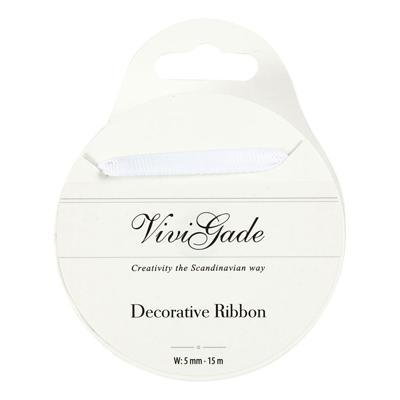 Creativ Company Decoratie lint wit, 15m