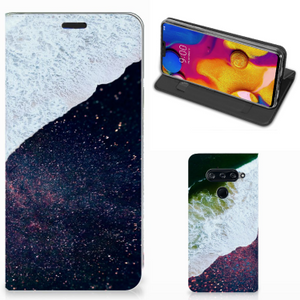 LG V40 Thinq Stand Case Sea in Space