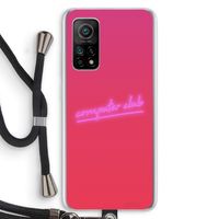 Vice Glow: Xiaomi Mi 10T 5G Transparant Hoesje met koord
