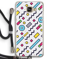 8-bit N°8: Samsung Galaxy A5 (2016) Transparant Hoesje met koord