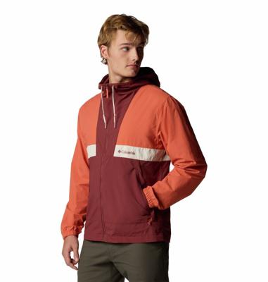 Columbia Spire Valley™ Hooded Windbreaker Jas Heren Tuscan, Spice, Dark Stone S