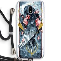 Golden Raven: Samsung Galaxy J3 (2017) Transparant Hoesje met koord