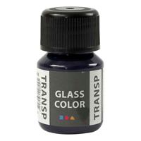 Creativ Company Glass color transparante verf - marine blauw, 30ml