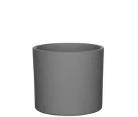 Mica Decorations bloempot Era rond 13,5x12,5cm grijs