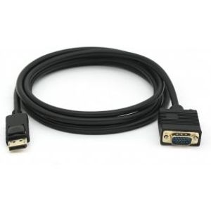 Equip 119338 video kabel adapter 2 m VGA (D-Sub) DisplayPort Zwart