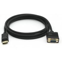 Equip 119338 video kabel adapter 2 m VGA (D-Sub) DisplayPort Zwart