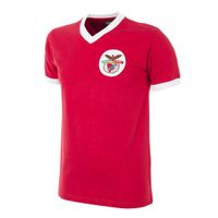 COPA SL Benfica 1974-75 Retro Voetbalshirt Rood Wit - thumbnail