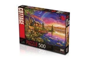 Lakeside Cabin Puzzel 500 Stukjes