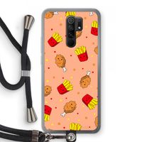 Chicken 'n Fries: Xiaomi Redmi 9 Transparant Hoesje met koord