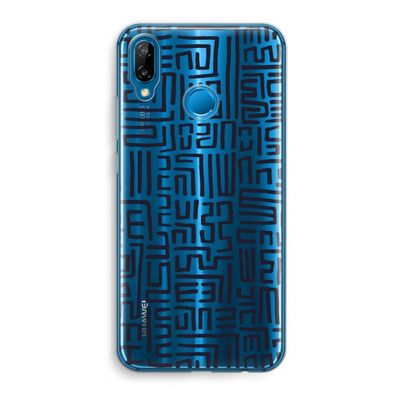 Moroccan Print: Huawei P20 Lite Transparant Hoesje
