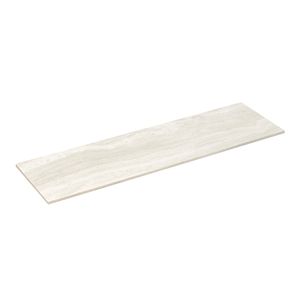 Saniclear White Travertin marmer toppaneel 121x46cm