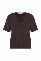 Vicky shirt - espresso - 94755