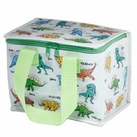 Kleine lunch koeltas - Dinosaurus print - 21 x 16 x 14 cm - 4,7 liter